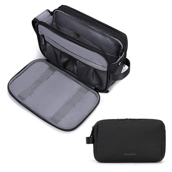 Vibe Geeks Water Resistant Travel Toiletry Organizer Bag - Navy