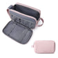 Vibe Geeks Water Resistant Travel Toiletry Organizer Bag - Pink