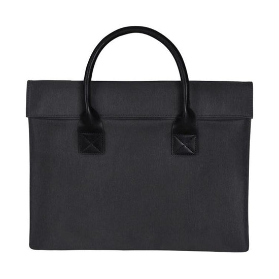 Universal 15.4 Soft Handle Laptop Bag For Macbook Samsung Sony Dell Alienware Chuwi Asus Hp - Portable & Wearable - Black