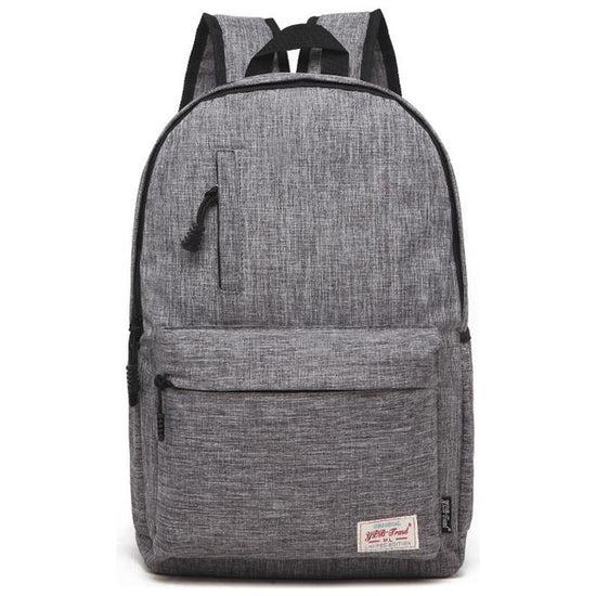 Multi-Function Canvas Laptop Backpack - Fits 15.6 Macbook Samsung Sony Dell Alienware Chuwi Asus Hp - 42X29X13Cm - Grey