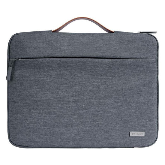 Waterproof Laptop Sleeve Bag With Zipper - Handheld - Grey