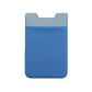 Lycra Phone Card Holder Stretch Back Sticker Wallet For Cards Bus Pass Bank Fits Most Phones - Water Blue