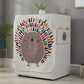 Cartoon Cotton Linen Drum Roller Washing Machine Dust Cover - 83X60X60Cm Size - Penguin