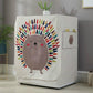 Cartoon Cotton Linen Drum Roller Washing Machine Dust Cover - 83X60X60Cm Size - Penguin