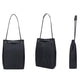 Small Apple Macbook Shoulder / Messenger Bag - Handheld - Navy + Black Mouse Pad