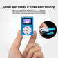 Metal Mini Mp3 Player With Screen Earphone+Cable - Red