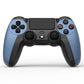 Wireless Bluetooth Gamepad Controller for Ps4 - Battle Gray with Light Bar - Elegant Silver