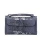 Sequin Snake Print Wrist Bag - Multifunctional Chain Wallet - Khaki