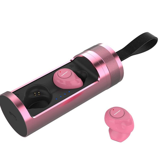 Wireless Stereo Earphones with Charging Box - Sardine F8 Tws Bluetooth V5.0 - Grey