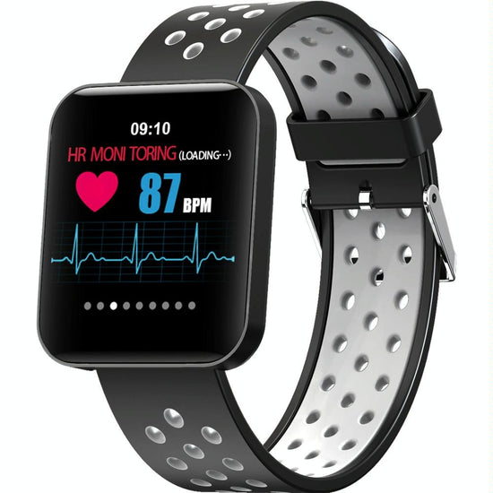 Waterproof Smart Bracelet With Tft Screen And Health Monitoring - Grey