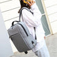 15.6 Laptop Backpack With Usb Charging - Waterproof Oxford Cloth Large Capacity - Grey