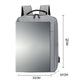 15.6 Laptop Backpack With Usb Charging - Waterproof Oxford Cloth Large Capacity - Grey