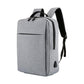 15.6 Laptop Backpack With Usb Charging - Waterproof Oxford Cloth Large Capacity - Grey