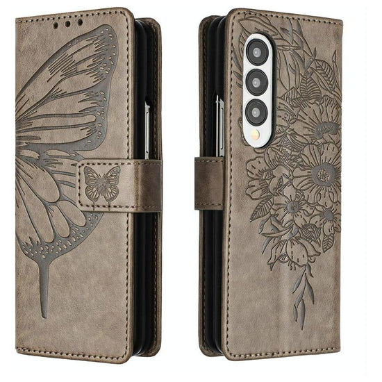 Butterfly Embossed Leather Phone Case