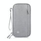 Clutch Bag For Passports Cards & Documents Grey