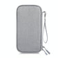 Clutch Bag For Passports Cards & Documents Grey