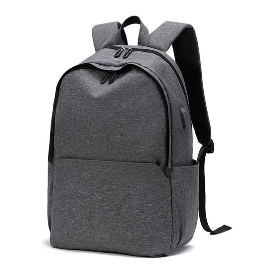 Multifunctional Fabric Oxford Laptop Backpack - Grey