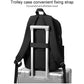 Multifunctional Fabric Oxford Laptop Backpack - Grey