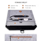 Versatile Felt Laptop Inner Bag with Button Closure - Grey