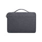 Waterproof Oxford Cloth Laptop Handbag With Trolley Strap - Grey