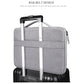 Waterproof Oxford Cloth Laptop Handbag With Trolley Strap - Grey