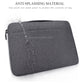 Waterproof Oxford Cloth Laptop Handbag With Trolley Strap - Grey