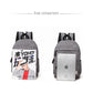 Versatile Canvas Laptop Backpack For 13-15 Inch - 36X25X10Cm - Grey