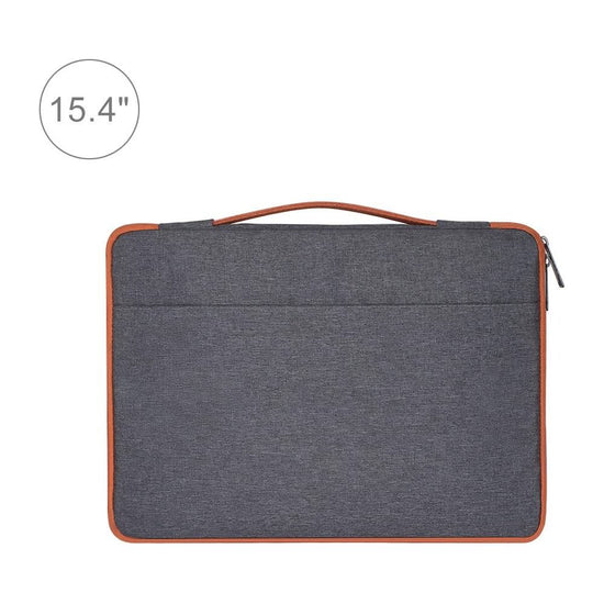 Stylish Laptop Handbag For Macbook & More - Polyester & Nylon - Grey