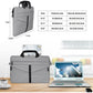 Stylish Zipper Laptop Bag With Shoulder Strap - Durable & Breathable - Light Grey