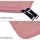 Waterproof Portable One-Shoulder Handbag For 13.3 Laptops With Hidden Zipper And Suitcase Belt - Light Grey