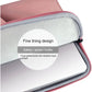 Waterproof Portable One-Shoulder Handbag For 13.3 Laptops With Hidden Zipper And Suitcase Belt - Light Grey