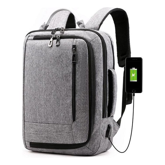 Multifunctional Oxford Laptop Backpack - Cxs-620 - Light Grey