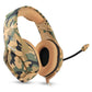 Camouflage Gaming Headset With Noise Canceling Mic - Grey