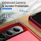 For Samsung Galaxy Z Fold4 5G Shockproof Pc Tpu Case - Red