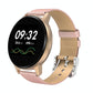 Waterproof Smart Bracelet With Colour Screen - Call Heart Bp Sleep Oxygen Monitoring - Gold