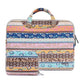 11.6 Inch Simple Business Laptop Bag With Liner - Ls-116 - Canvas Vintage Pattern Pink