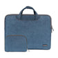 11.6 Inch Simple Business Laptop Bag With Liner - Ls-116 - Canvas Vintage Pattern Pink