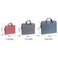 11.6 Inch Simple Business Laptop Bag With Liner - Ls-116 - Canvas Vintage Pattern Pink