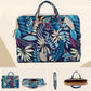 11.6 Inch Simple Business Laptop Bag With Liner - Ls-116 - Canvas Vintage Pattern Pink