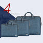 11.6 Inch Simple Business Laptop Bag With Liner - Ls-116 - Canvas Vintage Pattern Pink