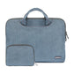 11.6 Inch Simple Business Laptop Bag With Liner - Ls-116 - Canvas Vintage Pattern Pink