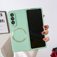 For Samsung Galaxy Z Fold4 5G Magnetic Skin Case - Magsafe - Dark Green