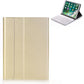 Ultra-Thin Bluetooth Keyboard Leather Case For Ipad Air / Pro 10.5 With Holder - Gold
