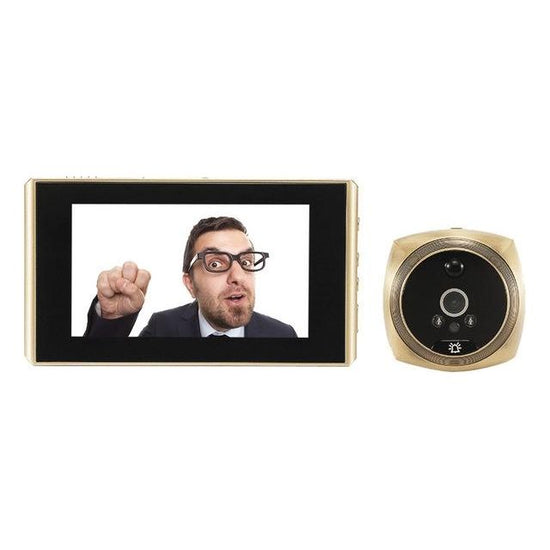 4.3 Screen Video Doorbell With 2.0Mp Resolution - Gold