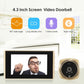 4.3 Screen Video Doorbell With 2.0Mp Resolution - Gold