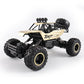 37cm Remote Control Bigfoot Climbing Car - 1 12 Alloy 4wd Cross-country Toy - Gold