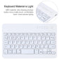 Ultra-Thin Detachable Bluetooth Keyboard Leather Case For Ipad Mini 6 - Gold