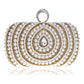 Stylish Pearl Handbag For Fashion Banquets And Parties - Gold