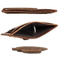 Leather Rfid Card Holder Wallet - Crazy Horse - Blue