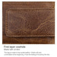 Leather Rfid Card Holder Wallet - Crazy Horse - Blue